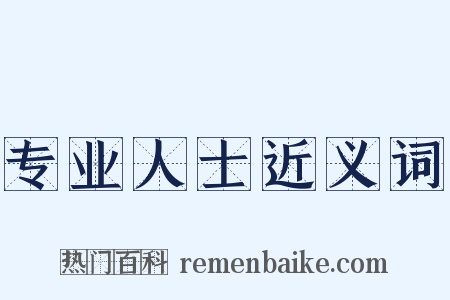 专业人士近义词是什么意思的图片